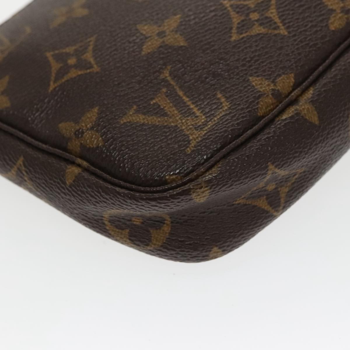 LOUIS VUITTON Monogram Pochette Accessoires Pouch M51980 LV Auth bs20313