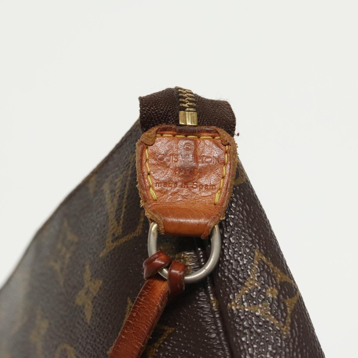 LOUIS VUITTON Monogram Pochette Accessoires Pouch M51980 LV Auth bs20313