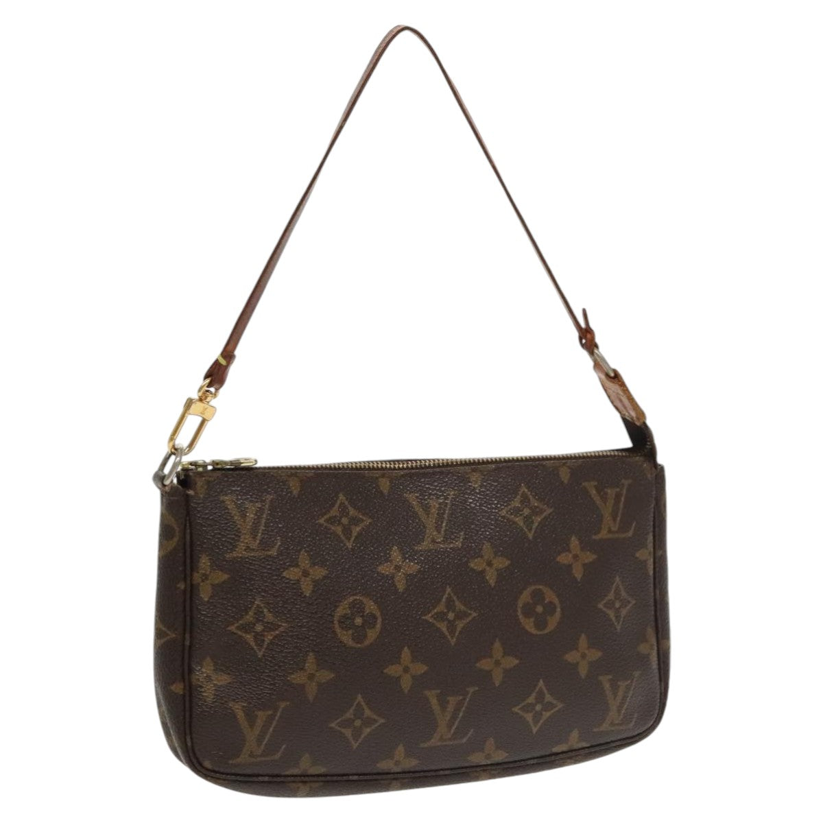 LOUIS VUITTON Monogram Pochette Accessoires Pouch M51980 LV Auth bs20313