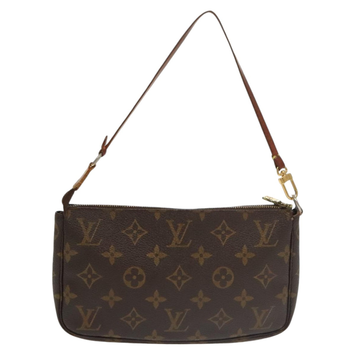 LOUIS VUITTON Monogram Pochette Accessoires Pouch M51980 LV Auth bs20313