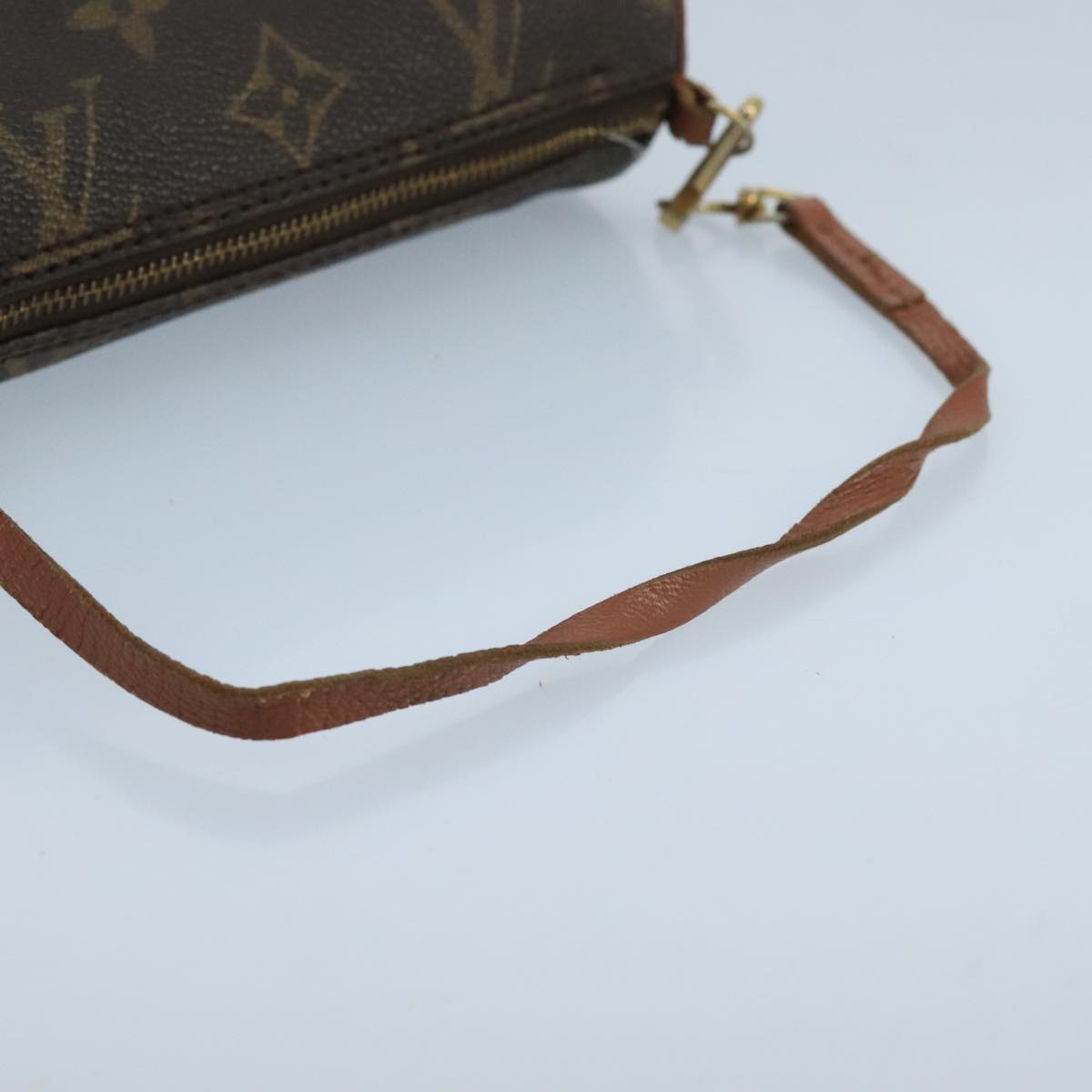 LOUIS VUITTON Monogram Papillon Pouch LV Auth bs20314