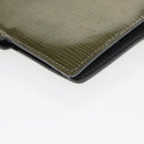 LOUIS VUITTON Cyber Epi Agenda PM Day Planner Cover Green M99080 LV Auth bs20318-16