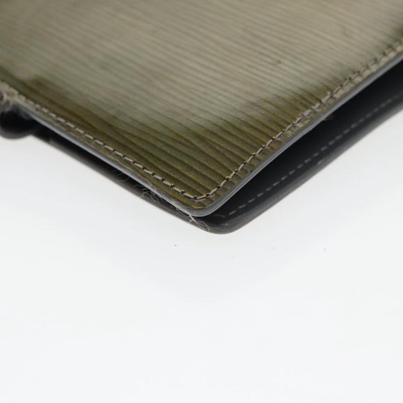 LOUIS VUITTON Cyber Epi Agenda PM Day Planner Cover Green M99080 LV Auth bs20318