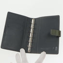 LOUIS VUITTON Cyber Epi Agenda PM Day Planner Cover Green M99080 LV Auth bs20318-8