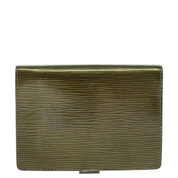 LOUIS VUITTON Cyber Epi Agenda PM Day Planner Cover Green M99080 LV Auth bs20318