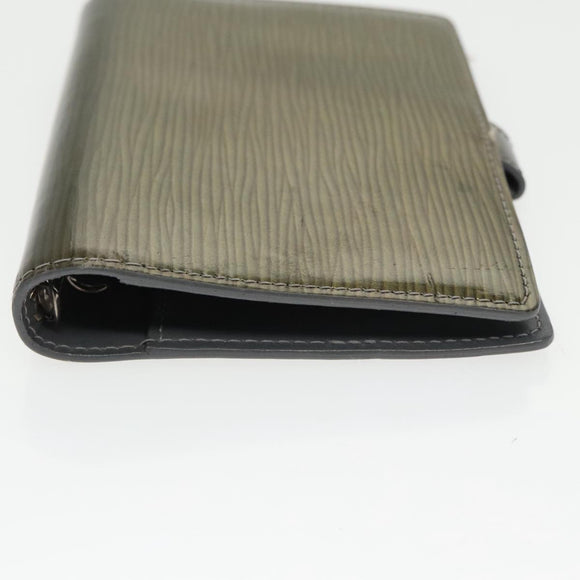 LOUIS VUITTON Cyber Epi Agenda PM Day Planner Cover Green M99080 LV Auth bs20318