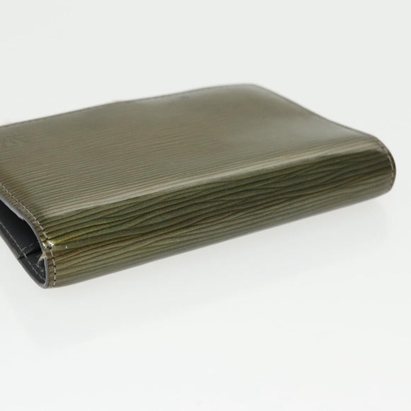LOUIS VUITTON Cyber Epi Agenda PM Day Planner Cover Green M99080 LV Auth bs20318