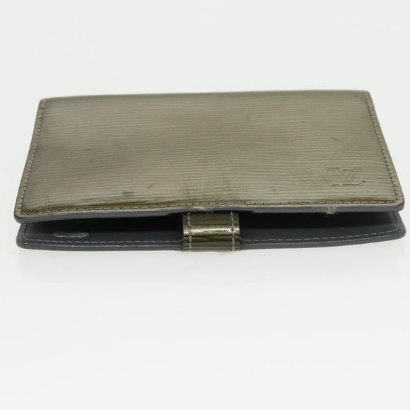 LOUIS VUITTON Cyber Epi Agenda PM Day Planner Cover Green M99080 LV Auth bs20318