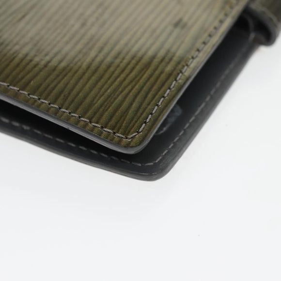 LOUIS VUITTON Cyber Epi Agenda PM Day Planner Cover Green M99080 LV Auth bs20318
