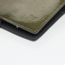 LOUIS VUITTON Cyber Epi Agenda PM Day Planner Cover Green M99080 LV Auth bs20318-7
