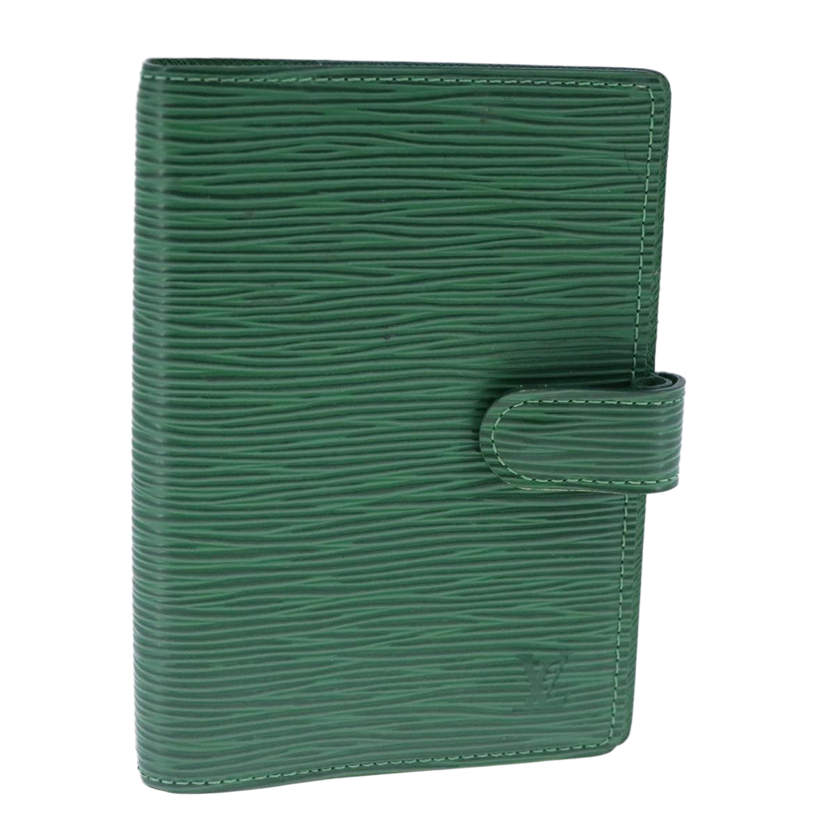 LOUIS VUITTON Epi Agenda PM Day Planner Cover Green R20054 LV Auth bs20320