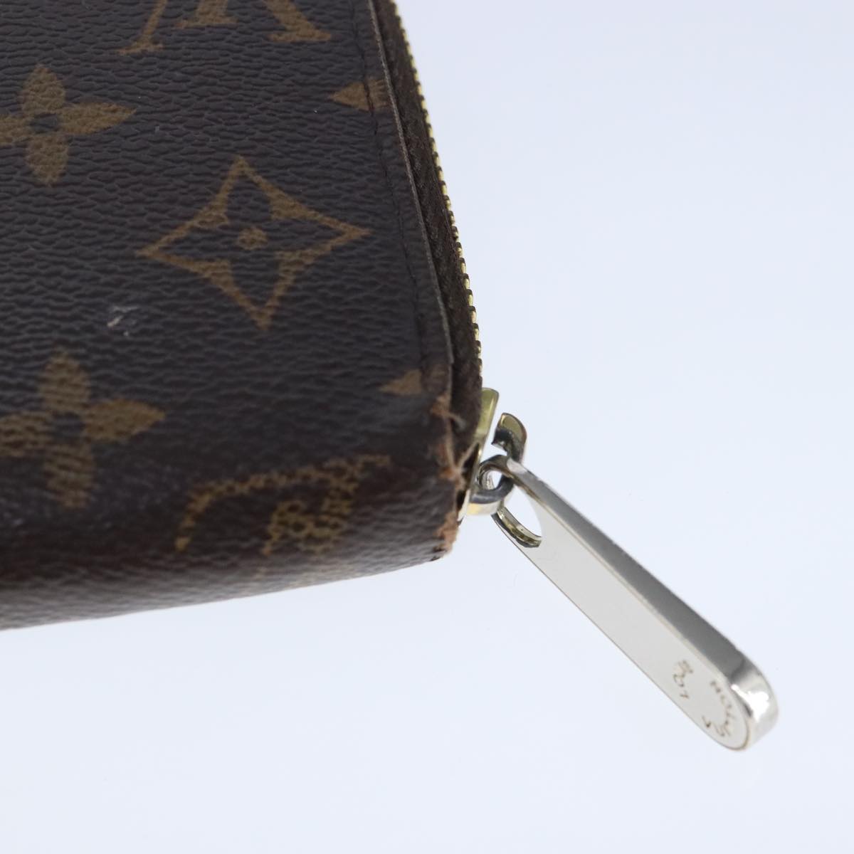 LOUIS VUITTON Monogram Zippy Wallet Long Wallet M42616 LV Auth bs20321