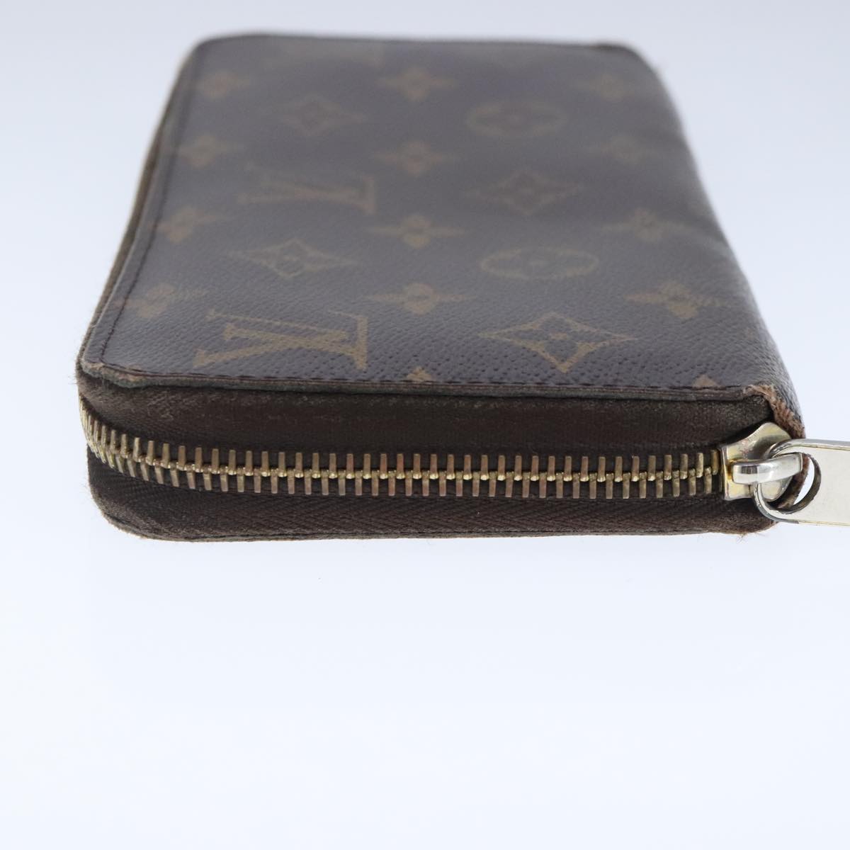 LOUIS VUITTON Monogram Zippy Wallet Long Wallet M42616 LV Auth bs20321