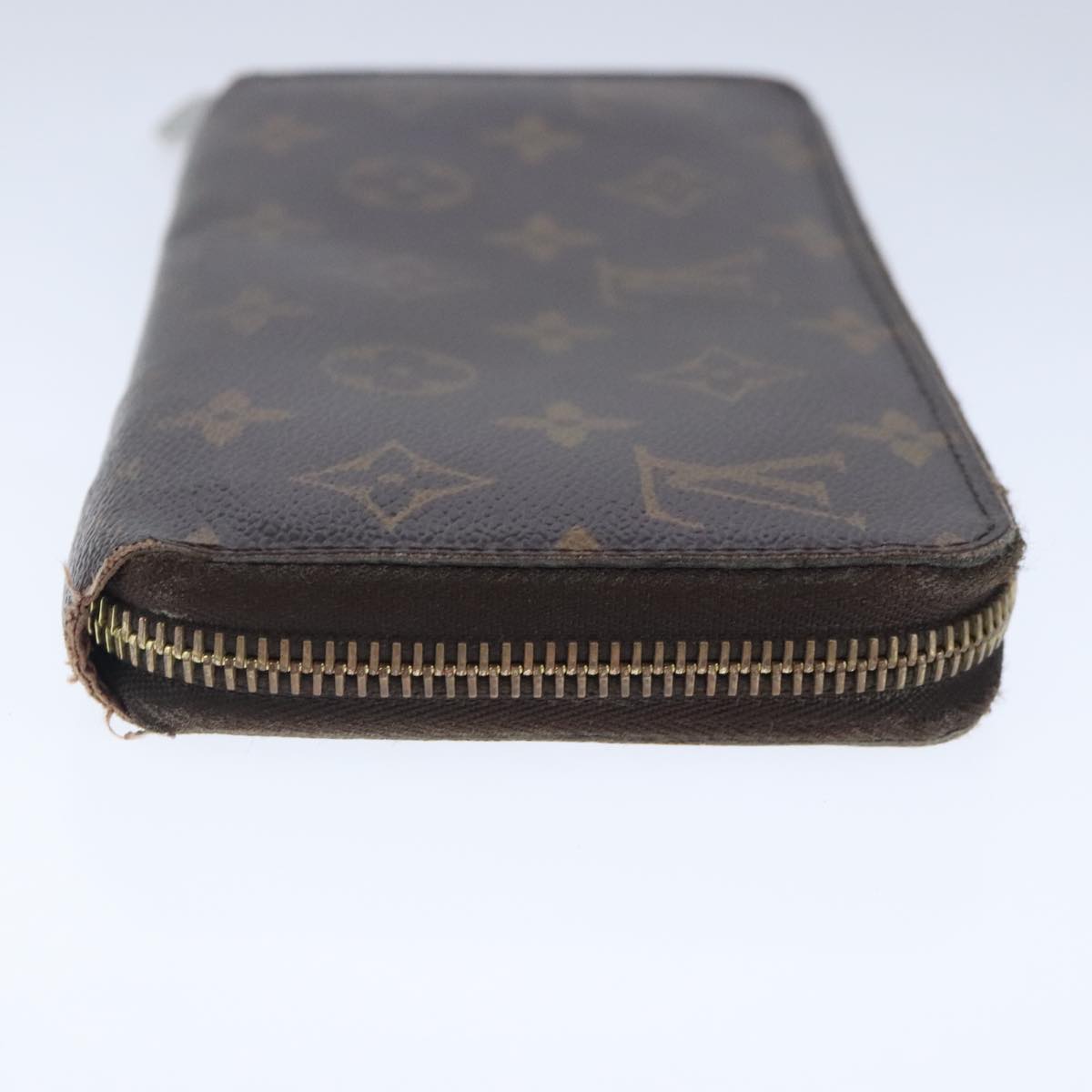 LOUIS VUITTON Monogram Zippy Wallet Long Wallet M42616 LV Auth bs20321