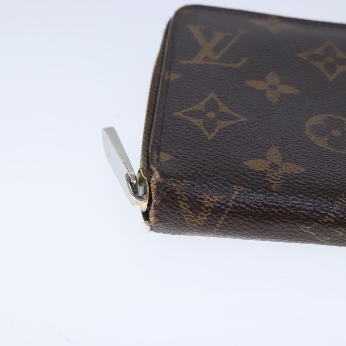 LOUIS VUITTON Monogram Zippy Wallet Long Wallet M42616 LV Auth bs20321