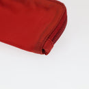 PRADA Sports Pouch Nylon 2 Set Red Beige Auth bs20324-15