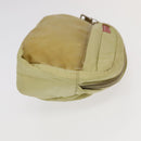 PRADA Sports Pouch Nylon 2 Set Red Beige Auth bs20324-4