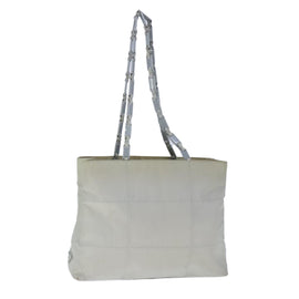 PRADA Shoulder Bag Nylon Gray Auth bs20326