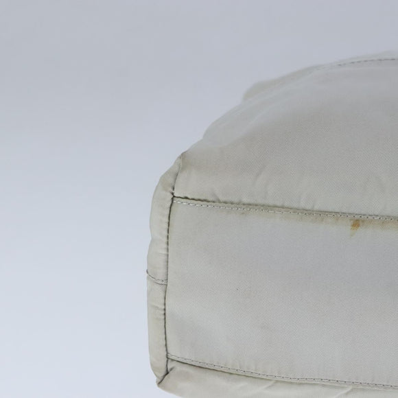 PRADA Shoulder Bag Nylon Gray Auth bs20326