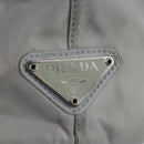 PRADA Shoulder Bag Nylon Gray Auth bs20326-17