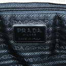 PRADA Shoulder Bag Nylon Gray Auth bs20326-18