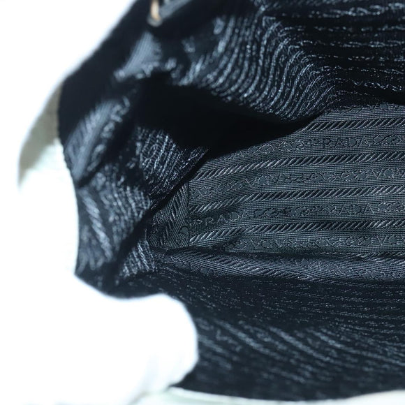 PRADA Shoulder Bag Nylon Gray Auth bs20326