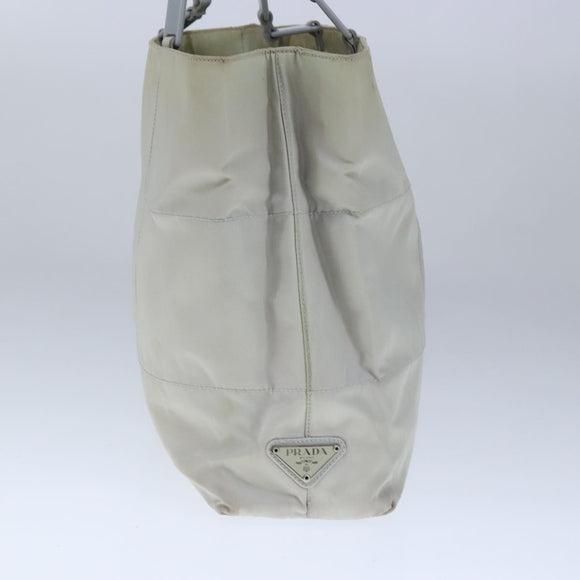 PRADA Shoulder Bag Nylon Gray Auth bs20326