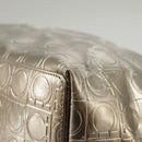 Salvatore Ferragamo Tote Bag Enamel Gold Auth bs20344-16