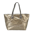 Salvatore Ferragamo Tote Bag Enamel Gold Auth bs20344-13