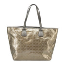Salvatore Ferragamo Tote Bag Enamel Gold Auth bs20344-2