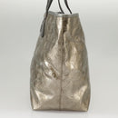 Salvatore Ferragamo Tote Bag Enamel Gold Auth bs20344-3