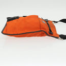 GUCCI Shoulder Bag Nylon Orange 019 0335 Auth bs20346-3