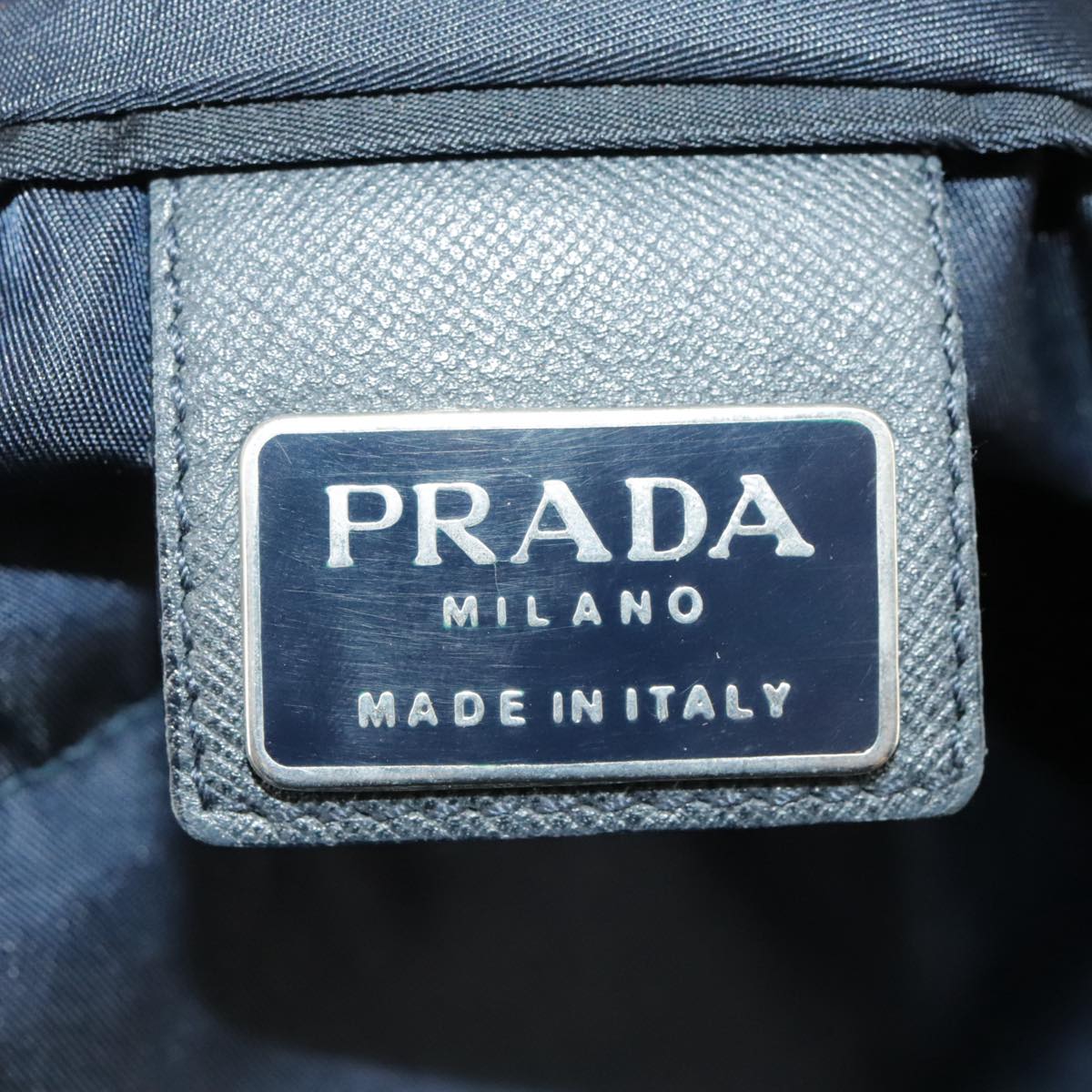 PRADA Tote Bag Nylon Navy Auth bs20361