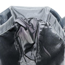 PRADA Hand Bag Nylon Black Silver Auth bs20366-20