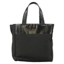 PRADA Hand Bag Nylon Black Silver Auth bs20366-13