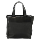 PRADA Hand Bag Nylon Black Silver Auth bs20366-2