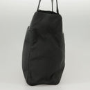 PRADA Hand Bag Nylon Black Silver Auth bs20366-3