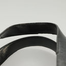 PRADA Hand Bag Nylon Black Silver Auth bs20366-8