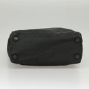 PRADA Hand Bag Nylon Black Silver Auth bs20366-5