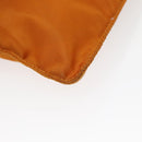 PRADA Pouch Nylon Orange Silver Auth bs20377-16