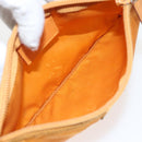 PRADA Pouch Nylon Orange Silver Auth bs20377-11