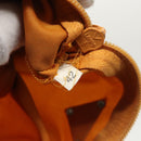 PRADA Pouch Nylon Orange Silver Auth bs20377-12