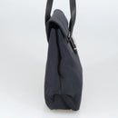Salvatore Ferragamo Shoulder Bag Canvas Black Silver Auth bs20386-3
