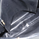 CHANEL COCO Mark Tote Bag Caviar Skin Black Gold CC Auth bs20388-17