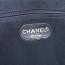 CHANEL COCO Mark Chain Tote Bag Lamb Skin Black CC Auth bs20389-14