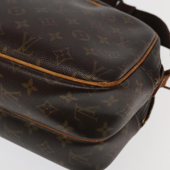 LOUIS VUITTON Monogram Reporter PM Shoulder Bag M45254 LV Auth bs20415