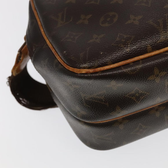 LOUIS VUITTON Monogram Reporter PM Shoulder Bag M45254 LV Auth bs20415