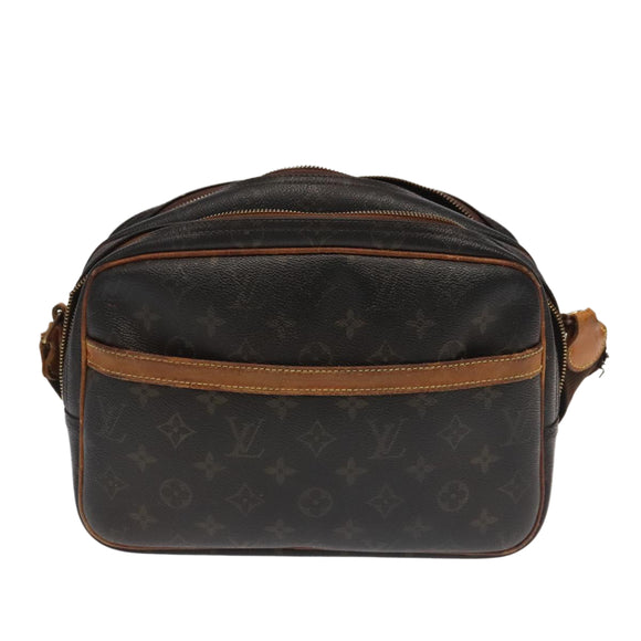 LOUIS VUITTON Monogram Reporter PM Shoulder Bag M45254 LV Auth bs20415
