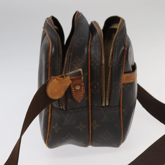 LOUIS VUITTON Monogram Reporter PM Shoulder Bag M45254 LV Auth bs20415