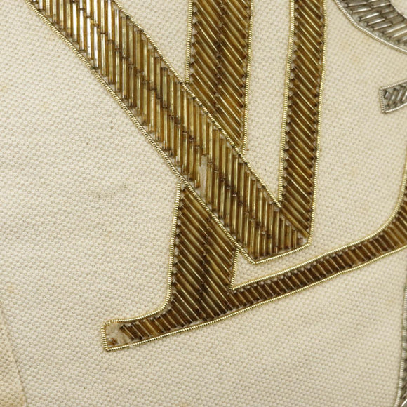 LOUIS VUITTON That's Love MM Tote Bag Canvas Beige M95388 LV Auth bs20420